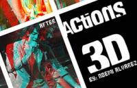 3D海报效果PS动作