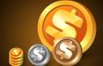 实用质感金币素材，PSD分层