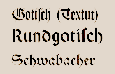Blackletter哥特手写英文字体