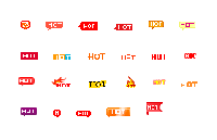 网页热门（hot）GIF动态图标