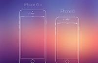 iphone 6线稿 PSD源文件