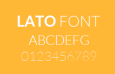 Lato英文字体全套