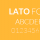 Lato英文字体全套