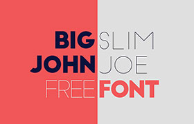Big John / Slim Joe 英文字体