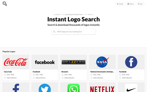 矢量Logo下载网站：Instant Logo Search 