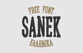 Sanek 英文字体下载