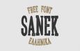 Sanek 英文字体下载