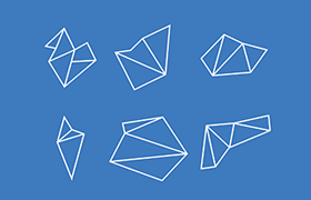 6款线条几何形状，AI源文件