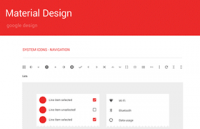 Material Design设计规范模板，PSD源文件