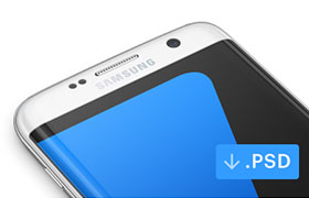 Samsung Galaxy S7 手机模型，PSD源文件