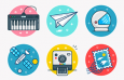 15ö����ͼ�꣬AI PSD SVG Դ�ļ�