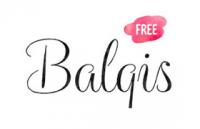 Balqis 英文字体