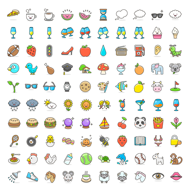 100ö��ͨ����ͼ�꣬AIԴ�ļ�