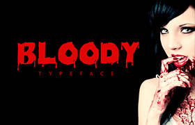 bloody血腥风格英文字体
