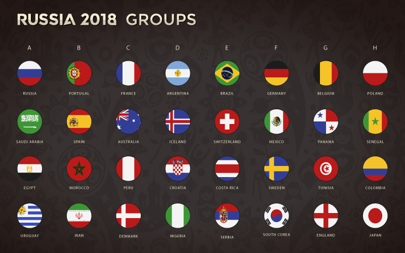 2018俄罗斯世界杯资源合集，AI源文件