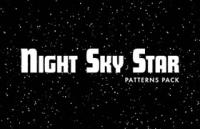 20款星空无缝填充图案，pat格式