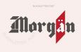 Morgan 哥特风格英文字体