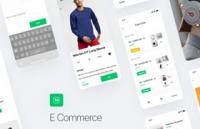 电商购物APP Kit模板，XD源文件