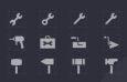 24枚装修工具图标，AI XD Sketch源文件
