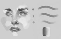 CG人物表情绘画PS笔刷