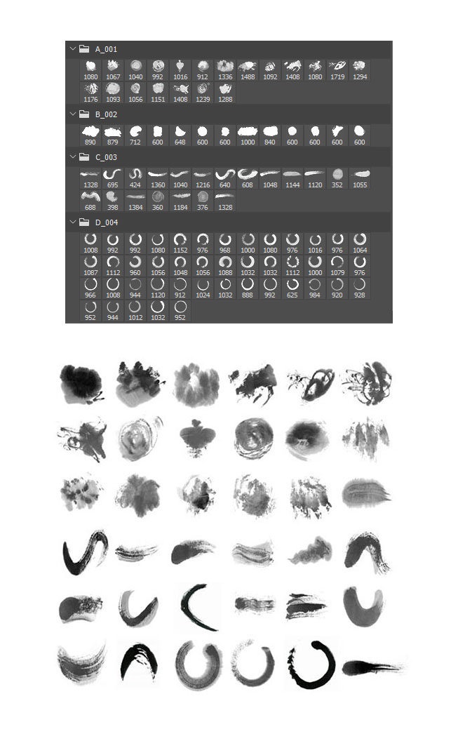 �й���ˮī��ī�㡢ī��PS��ˢ