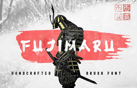 Fujimaru 日本武士风格英文字体