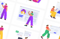 270+人物场景插图库，Figma Sketch SVG 源文件