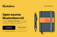 illlustrations：免费可商用矢量插图库