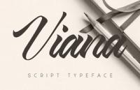 Viana Script 手写英文字体，免费可商用