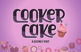 Cooker Cake 英文字体
