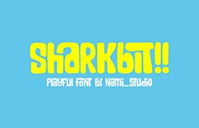 Sharkbit 可爱英文字体