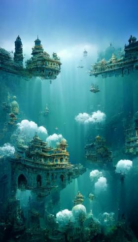 新海诚亚特兰蒂斯的海底建筑