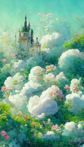 童话般的宫殿花园