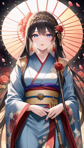 女孩•油纸伞