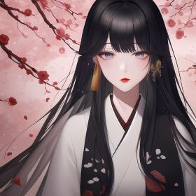 女孩•唯美花林