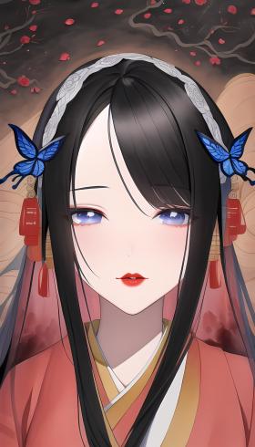 女孩•柳眉凤眼俏佳人