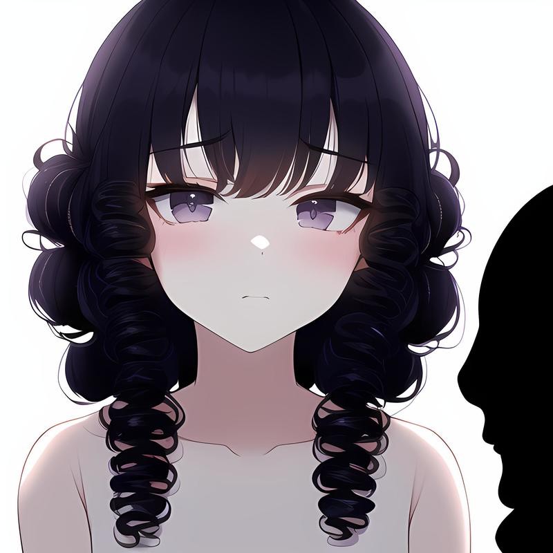 头像｜黑发女孩