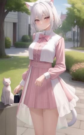 壁纸•猫猫女孩
