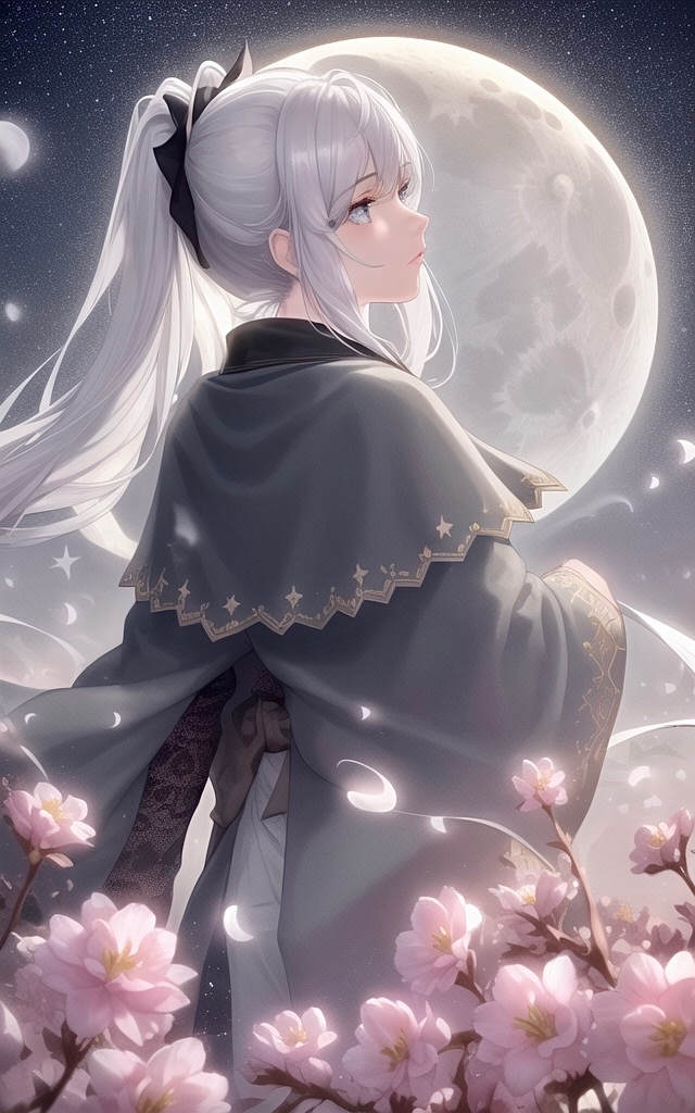 美人•花前月下
