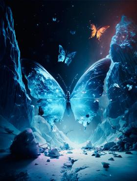 梦幻夜空•蝴蝶