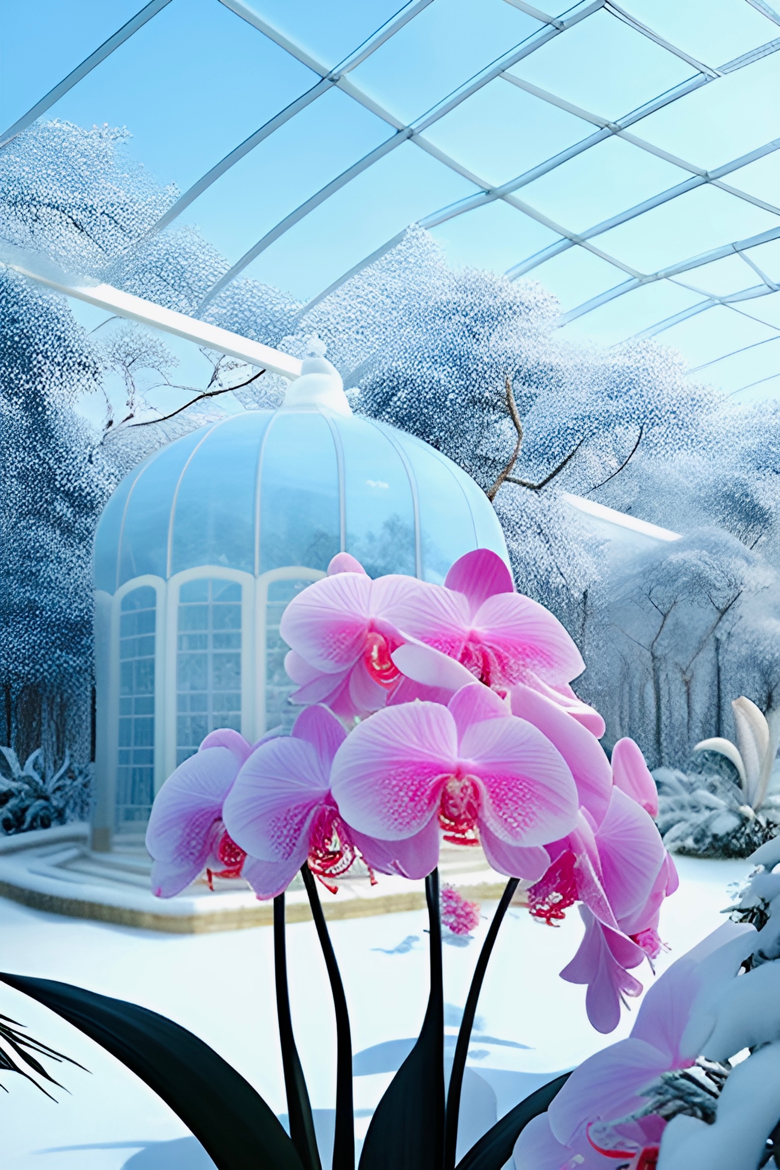 蝴蝶兰•雪天