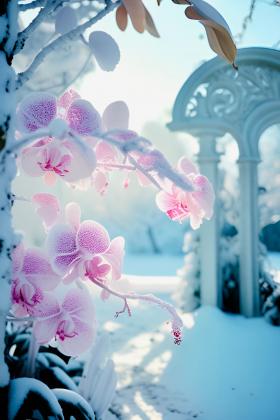 蝴蝶兰•雪天