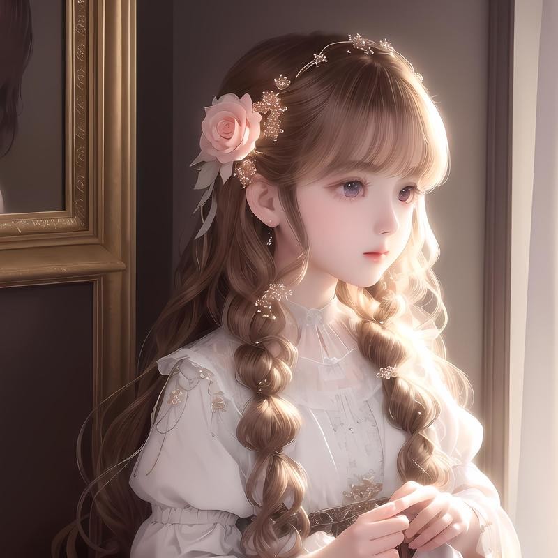 头像｜玫瑰女孩