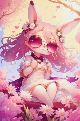 小兔女•樱花粉