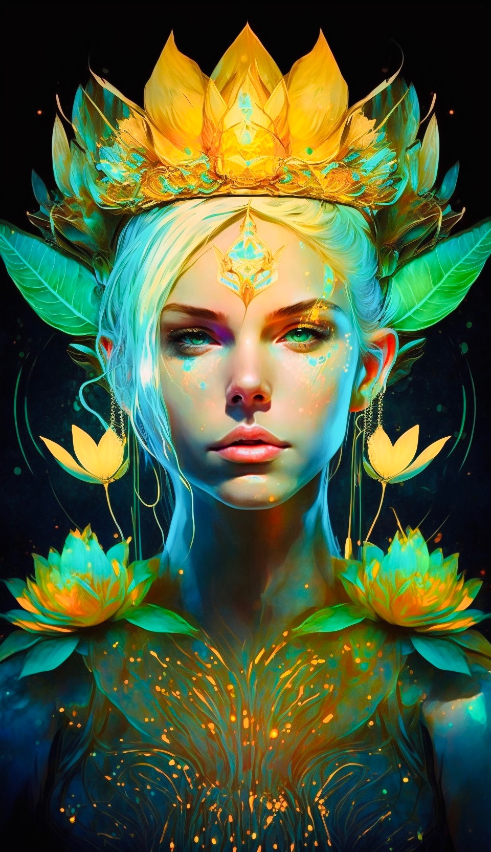 王后•金莲花皇冠