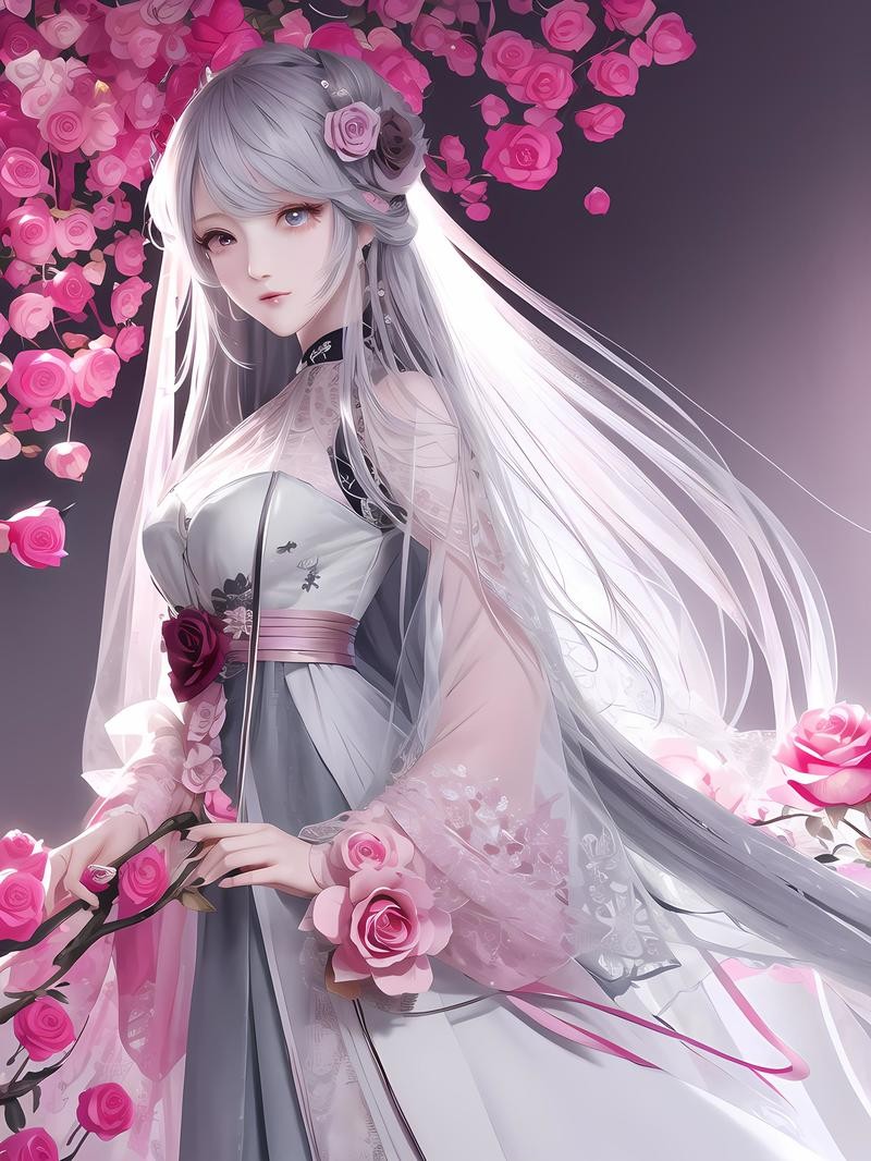 花仙｜粉玫瑰仙子
