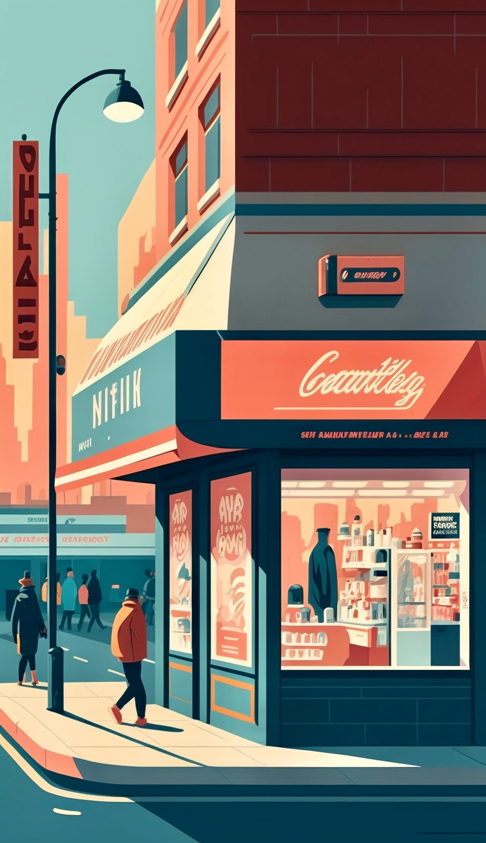 城市生活•插画