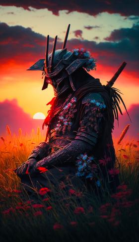 武士•落日余晖