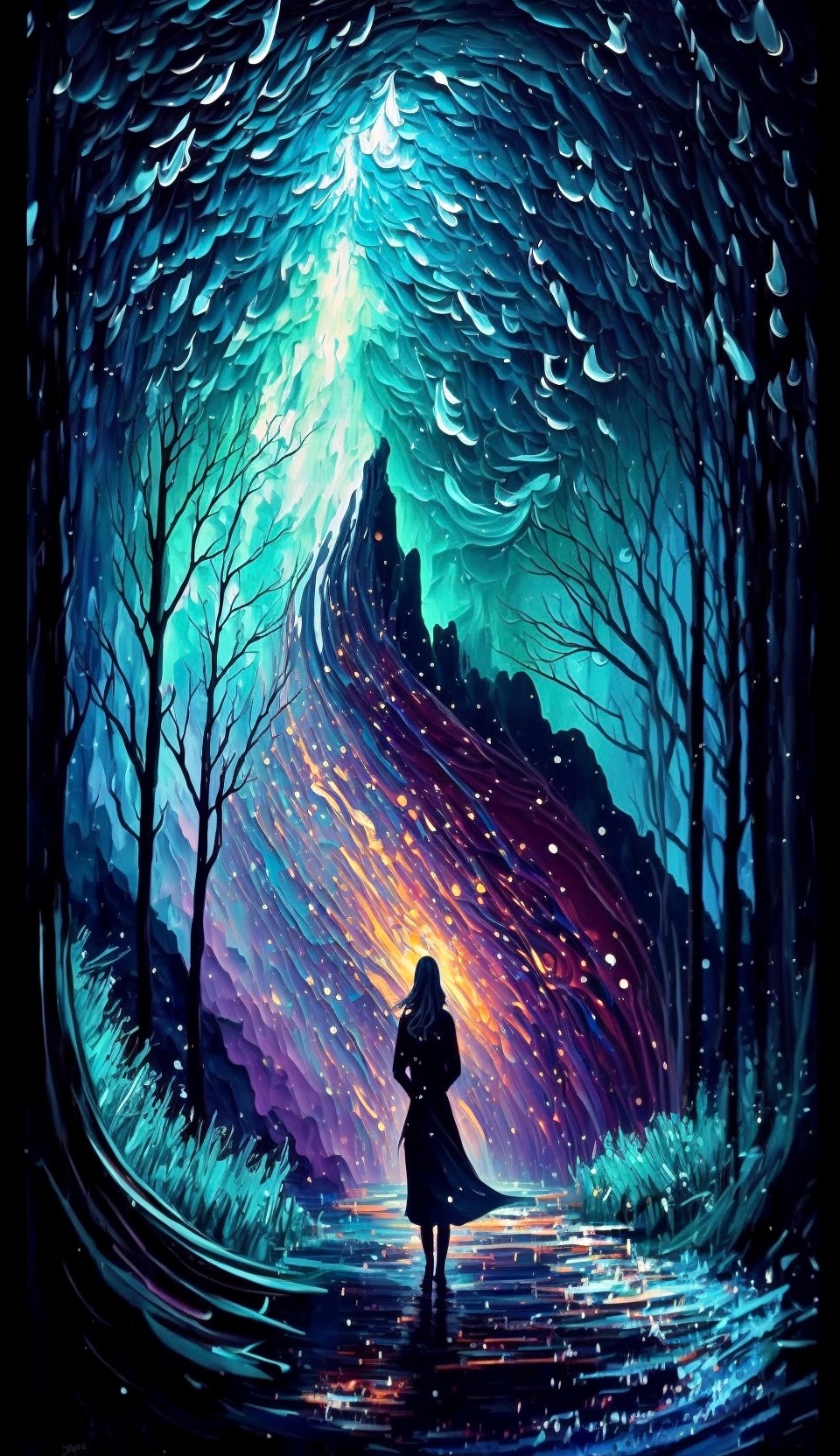 森林•油画