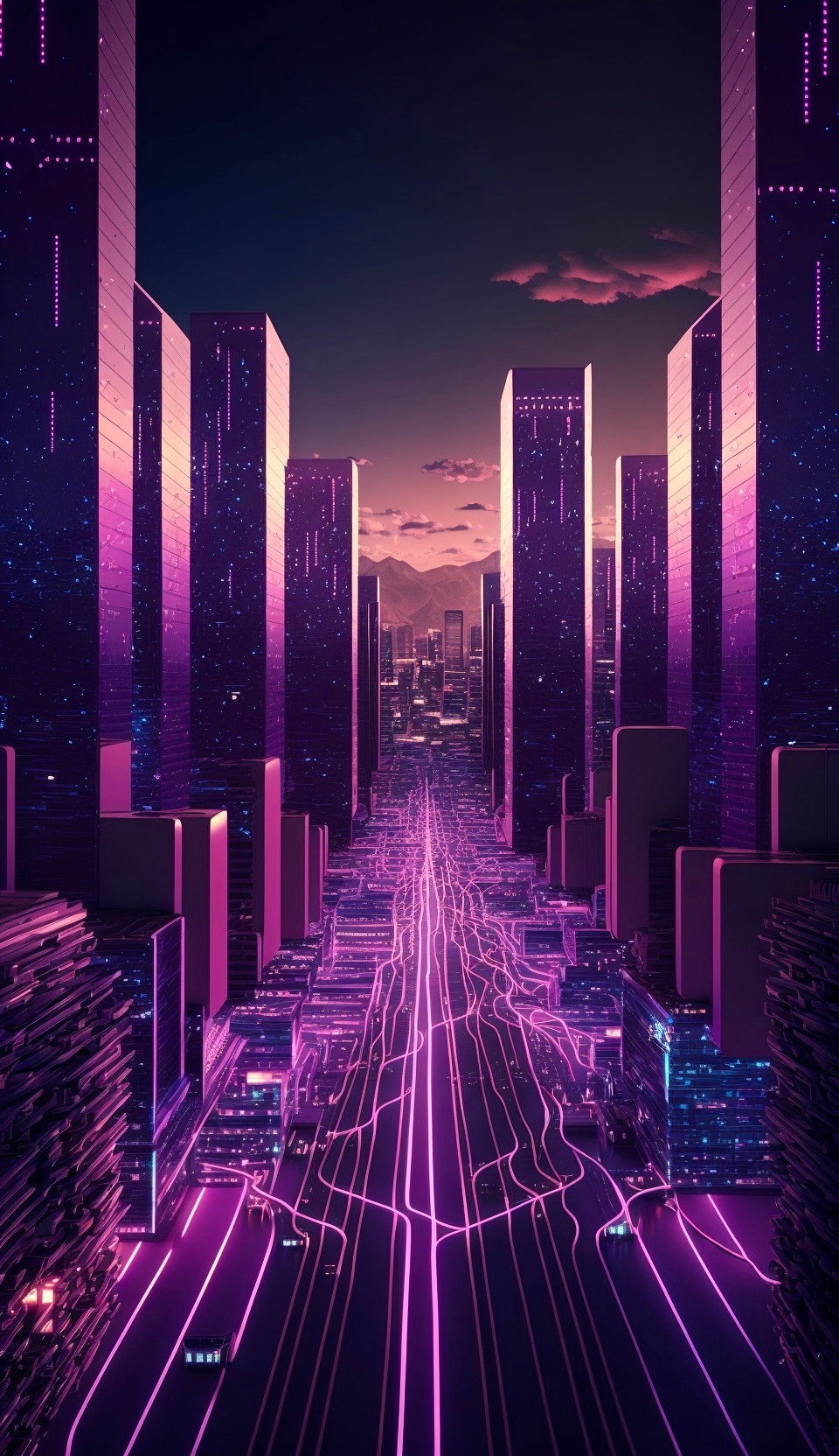 城市建筑•紫